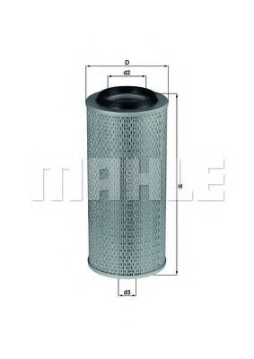 LX 275 KNECHT Air Supply Air Filter