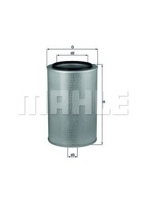 LX 436 KNECHT Air Supply Air Filter