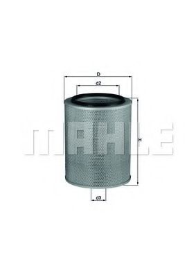 LX 531 KNECHT Air Supply Air Filter