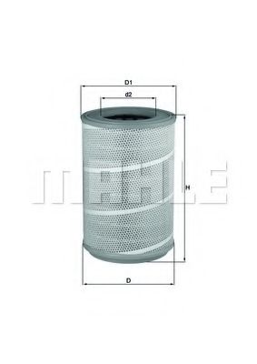 LX 604/1 KNECHT Air Supply Air Filter