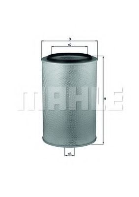 LX 626 KNECHT Air Supply Air Filter