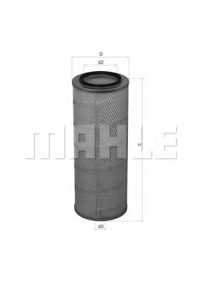 LX 762 KNECHT Air Supply Air Filter