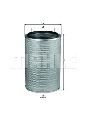 LX 768 KNECHT Air Supply Air Filter