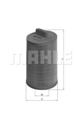 LX 1277 KNECHT Air Supply Air Filter