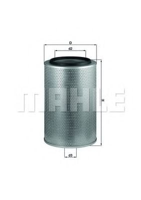 LX 1606 KNECHT Air Supply Air Filter