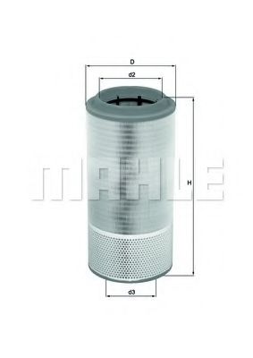 LX 2109 KNECHT Air Supply Air Filter