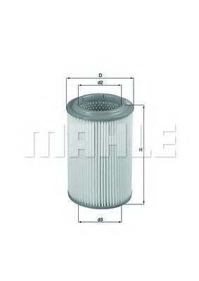 LX 2689 KNECHT Air Supply Air Filter
