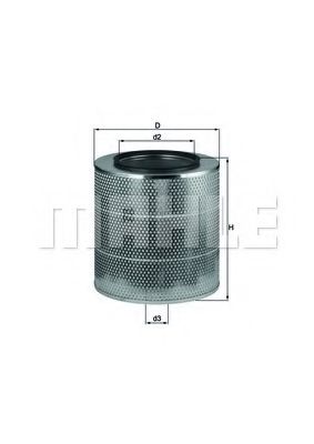 LX 2814 KNECHT Air Supply Air Filter
