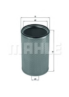 LXS 7233 KNECHT Air Supply Air Filter