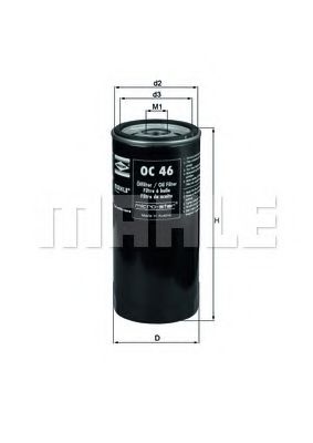 OC 46 KNECHT Lubrication Oil Filter