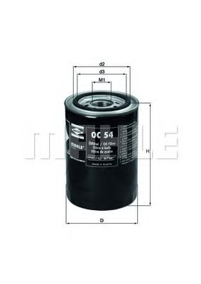 OC 54 KNECHT Lubrication Oil Filter