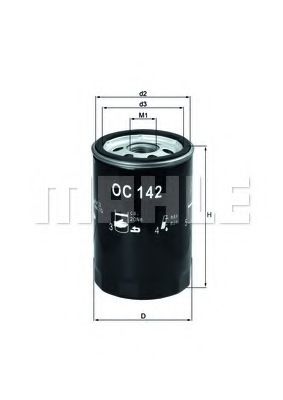 OC 142 KNECHT Lubrication Oil Filter