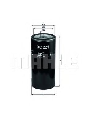 OC 221 KNECHT Lubrication Oil Filter