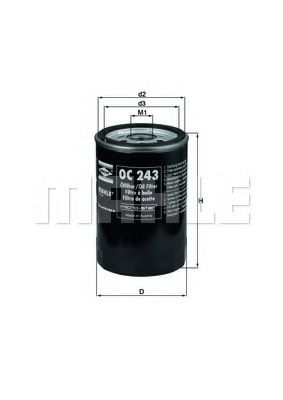 OC 243 KNECHT Oil Filter