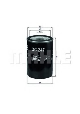 OC 247 KNECHT Lubrication Oil Filter