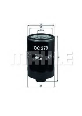 OC 279 KNECHT Lubrication Oil Filter