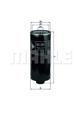 OC 281 KNECHT Lubrication Oil Filter