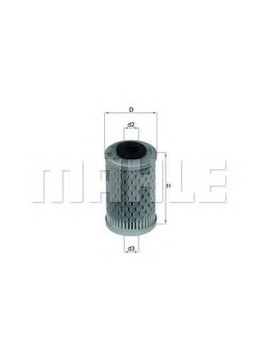 OX 115 KNECHT Lubrication Oil Filter