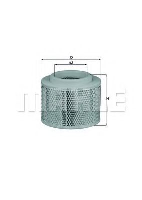 LX 2808/1 KNECHT Air Supply Air Filter