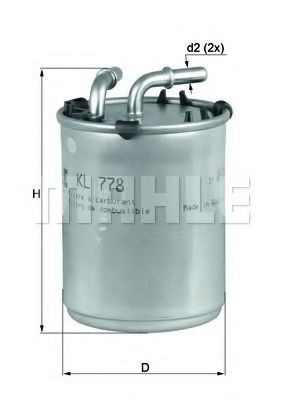 KL 778 KNECHT Fuel filter