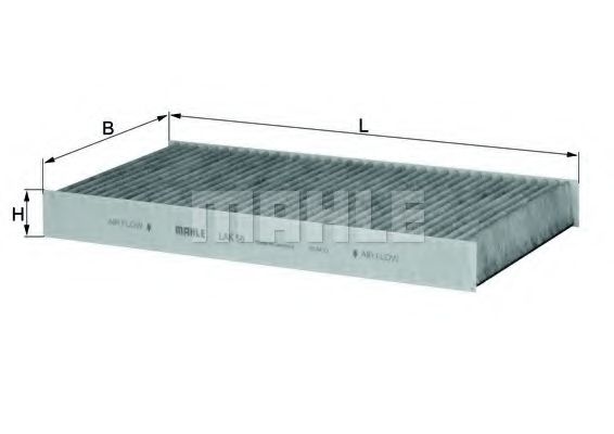 LAK 56 KNECHT Heating / Ventilation Filter, interior air