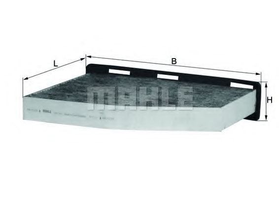 LAK 181/1 KNECHT Heating / Ventilation Filter, interior air