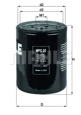 WFC 22 KNECHT Cooling System Coolant Filter