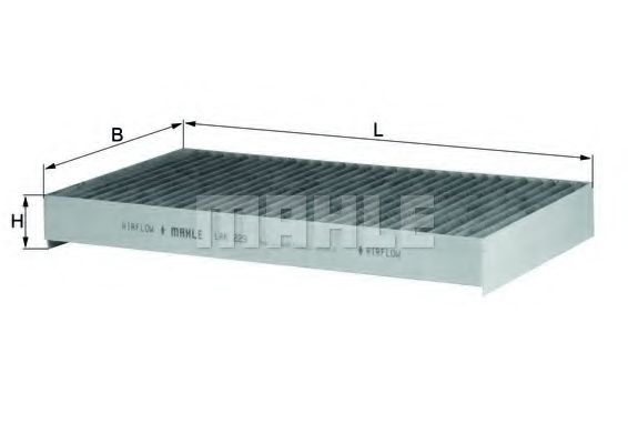 LAK 229 KNECHT Heating / Ventilation Filter, interior air