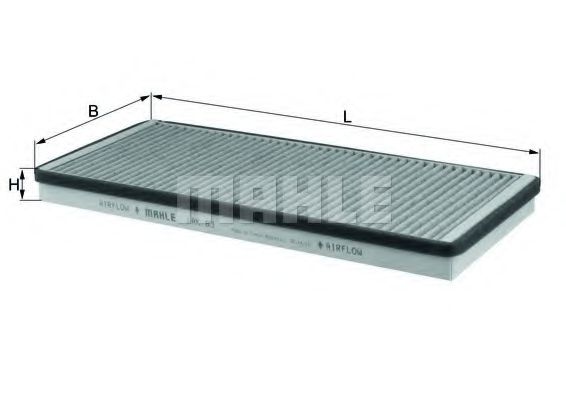 LAK 83 KNECHT Heating / Ventilation Filter, interior air