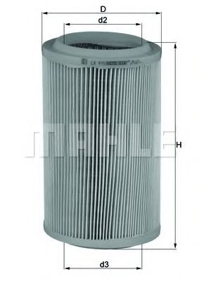 LX 915 KNECHT Air Supply Air Filter