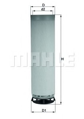 LXS 272 KNECHT Air Supply Secondary Air Filter