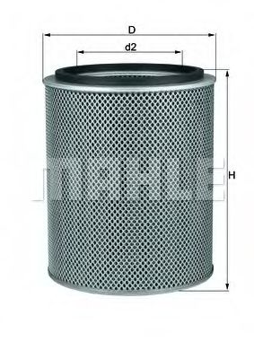 LX 47 KNECHT Air Supply Air Filter