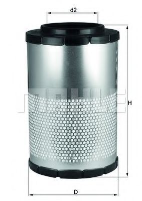 LX 1630 KNECHT Air Supply Air Filter