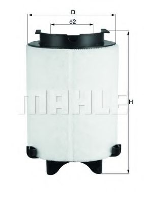 LX 1566/1 KNECHT Air Supply Air Filter