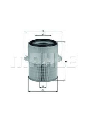 LX 673 KNECHT Air Supply Air Filter