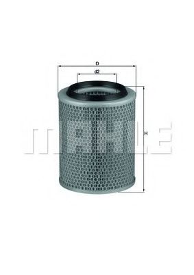 LX 498 KNECHT Air Supply Air Filter