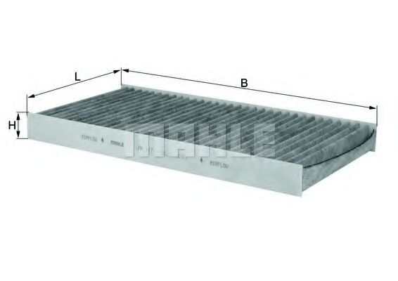 LAK 117 KNECHT Heating / Ventilation Filter, interior air