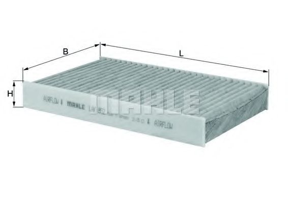 LAK 852 KNECHT Heating / Ventilation Filter, interior air