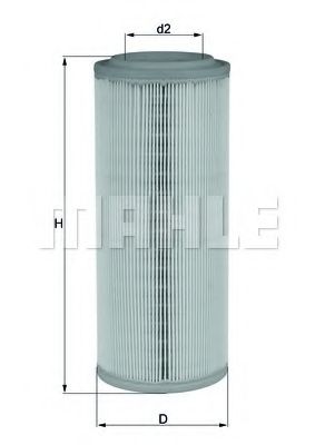 LX 2682 KNECHT Air Supply Air Filter
