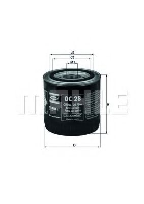 OC 28 KNECHT Lubrication Oil Filter