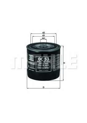 OC 53 KNECHT Lubrication Oil Filter