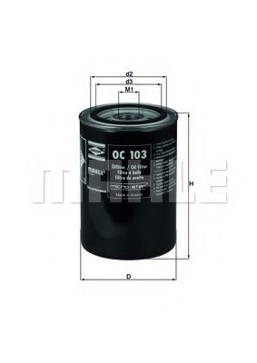 OC 103 KNECHT Lubrication Oil Filter
