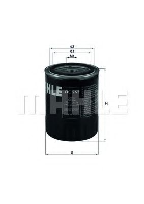 OC 262 KNECHT Lubrication Oil Filter
