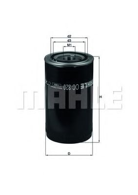 OC 320 KNECHT Lubrication Oil Filter