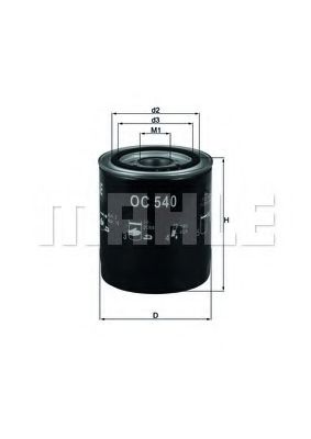 OC 540 KNECHT Lubrication Oil Filter