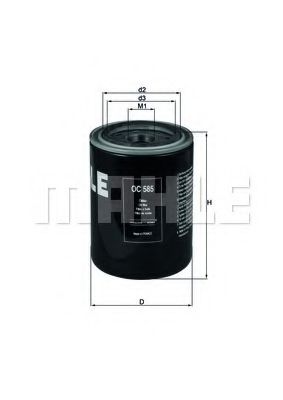 OC 585 KNECHT Lubrication Oil Filter