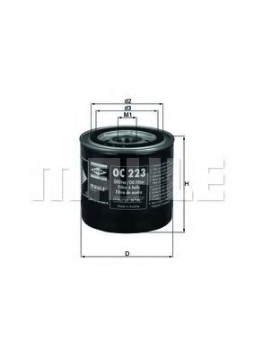 OC 223 KNECHT Lubrication Oil Filter