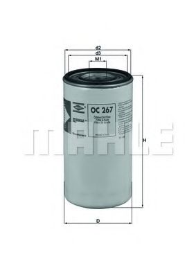 OC 267 KNECHT Lubrication Oil Filter