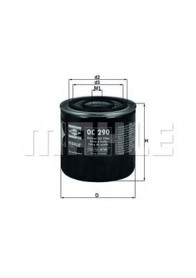 OC 290 KNECHT Lubrication Oil Filter