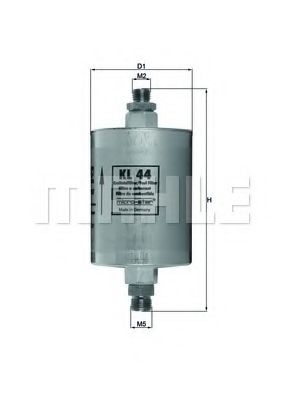 KL 44 KNECHT Fuel filter